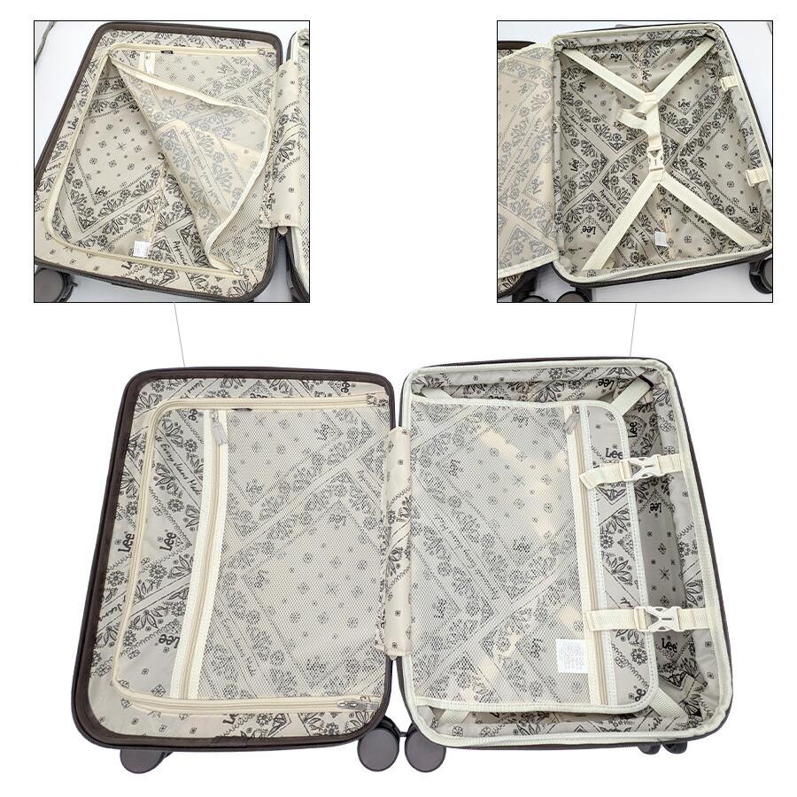 Lee】320-9070 キャリーケース 19インチ 拡張機能付き 37-44L 3-4泊