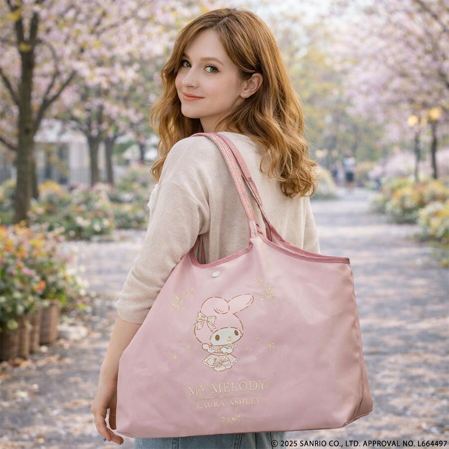 LAURA ASHLEY（ローラアシュレイ） サンリオ ポリエステルトート