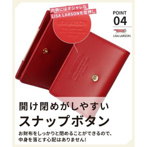 Lisa Larson（リサラーソン） ラウンドファスナー 三つ折り 財布 LTLY