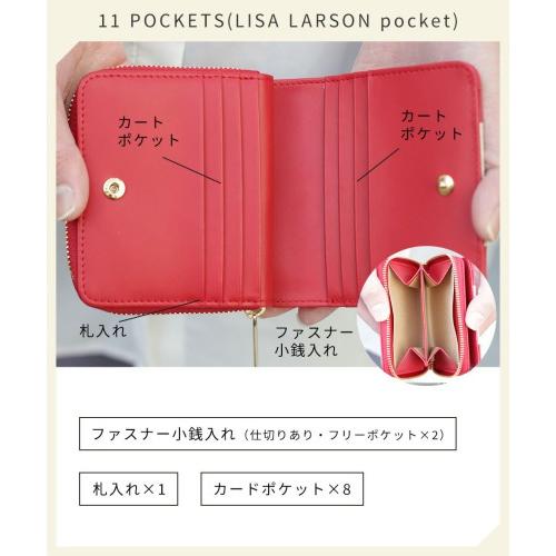 【新品・特価】LISA LARSON ラウンドファスナー二つ折り財布 LTLY Lisa Larson（リサラーソン） ラウンドファスナー 二つ折り 財布 LTLY