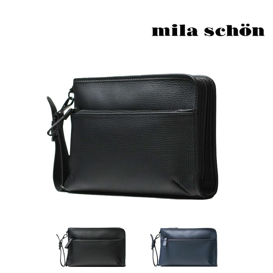 ミラショーン mila schonセカンドバッグ クラッチショルダーバッグ バル 牛革 291151 mila schon】291151 ミラショーン バル クラッチショルダー セカンド