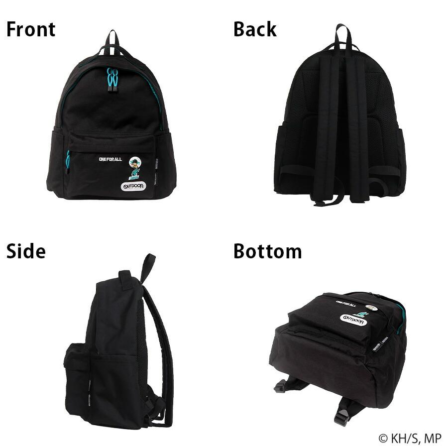 outdoorproducts 僕のヒーローアカデミア 缶バッチ付きバックパック