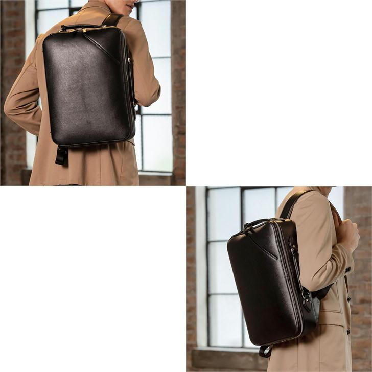 P.I.D P.I.D PID selva セルヴァ 3WAY レザーリュック ビジネス