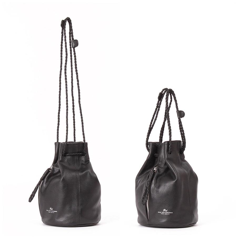 P.I.D pid ピーアイディ 巾着 ショルダー ちいさめ PAQ201 レザー