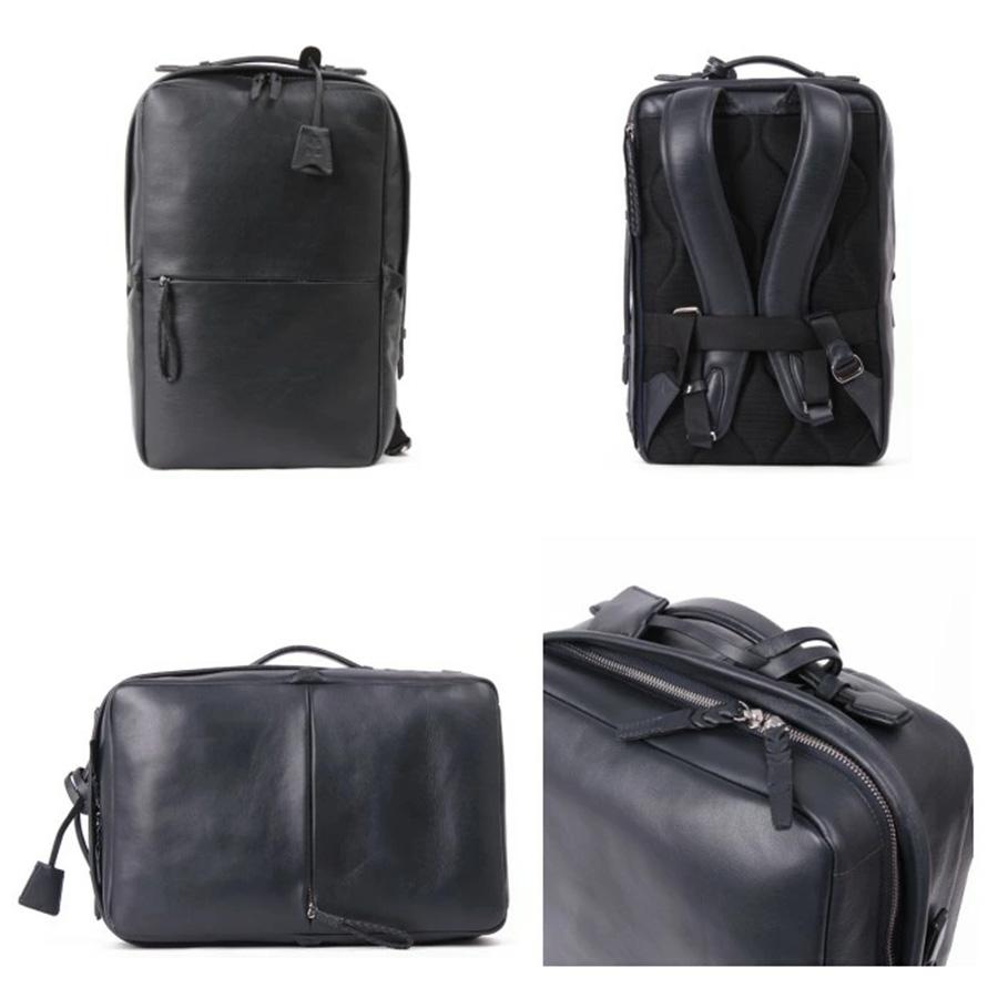 P.I.D PID Ecrire エクリール 撥水レザースクエアリュック PAZ102