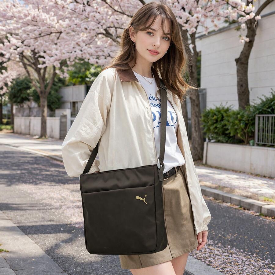 PUMA（プーマ） ハール 縦型ショルダー ショルダーバッグ 斜め掛け
