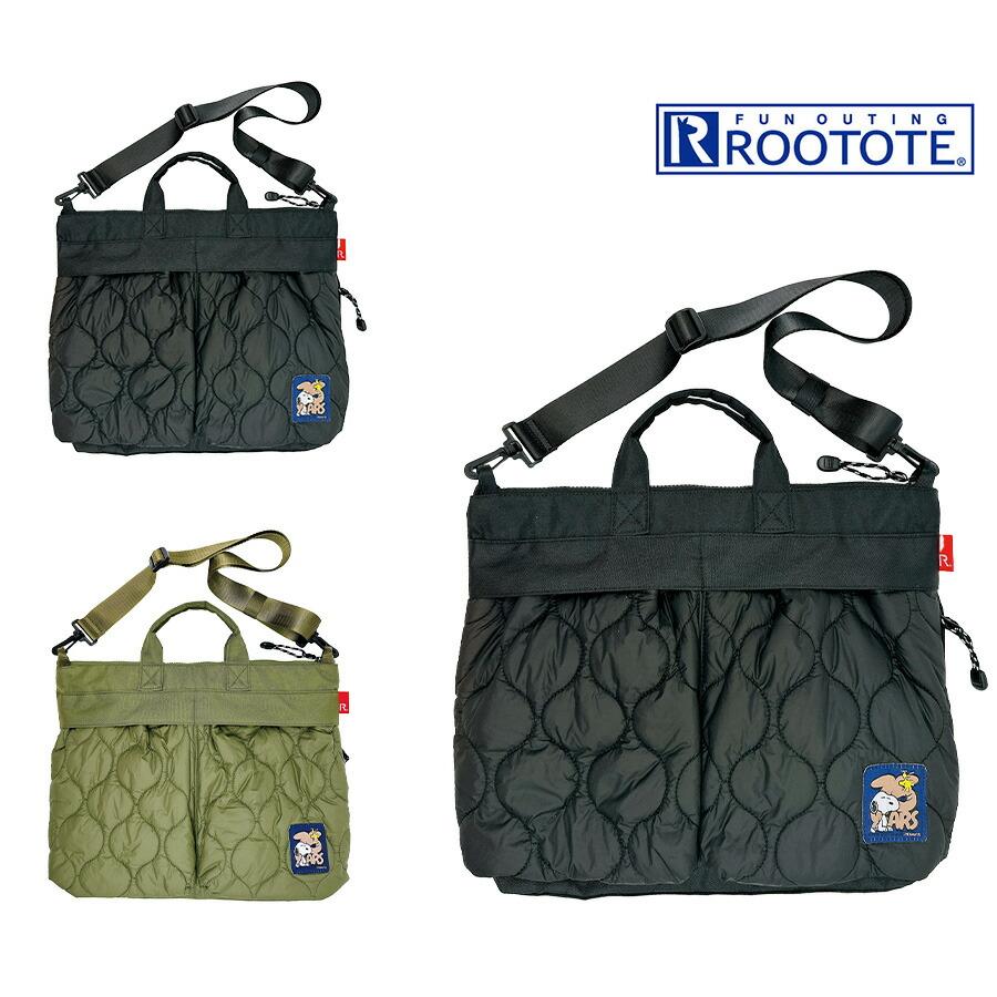 ROOTOTE】8456 IP.A4w.パフ.Peanuts-0R 斜め掛け 手持ち ショルダー