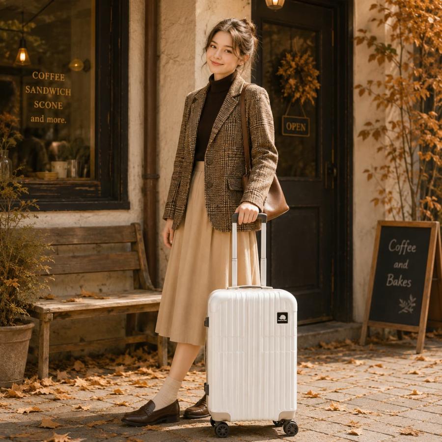 SCANDINAVIAN FOREST キャリーケース 33-38L Sサイズ 大容量 拡張