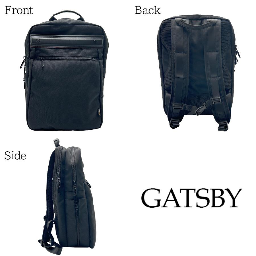 【当店オリジナルエコバッグプレゼント中！】【GATSBY】103-11035 ビジネスリュック かばん カバン 鞄 バッグ バックパック 日常 普段使い 使いやすい 便利 多機能 シンプル ギャッツビー ブラック おしゃれ ユニセックス 通勤 会社 営業 GATSBY】103-11035 ビジネスリュック かばん ユニセックス 日常 普段