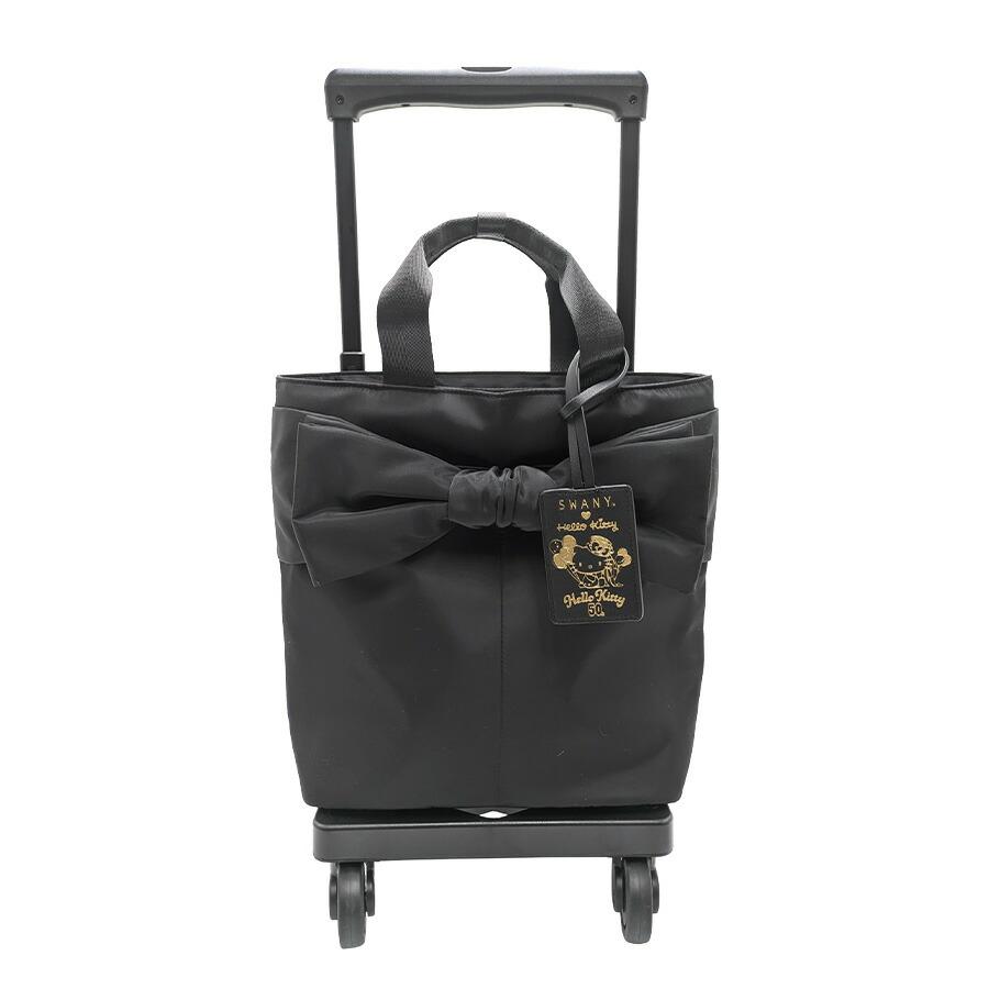 SWANY】 d666-m18 ハローキティコラボ リボンキャリー ブラック 使い