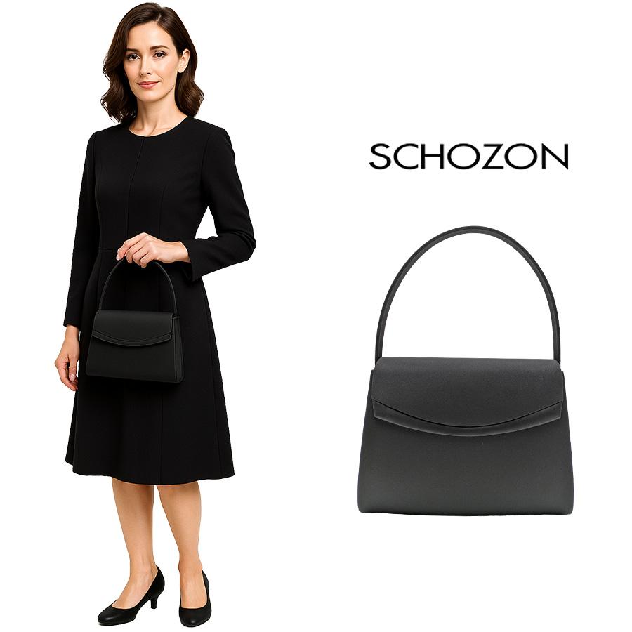 SCHOZON】 11-2510 フォーマルバッグ ハンドバッグ 日本製 冠婚葬祭 