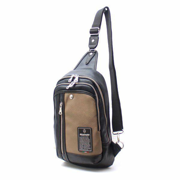 美品 Bianchi ビアンキ ボディバッグ ショルダーバッグ TBPI-12 Bianchi（ビアンキ） ボディ TBPI-12 ワンショルダー 斜め掛け 通勤