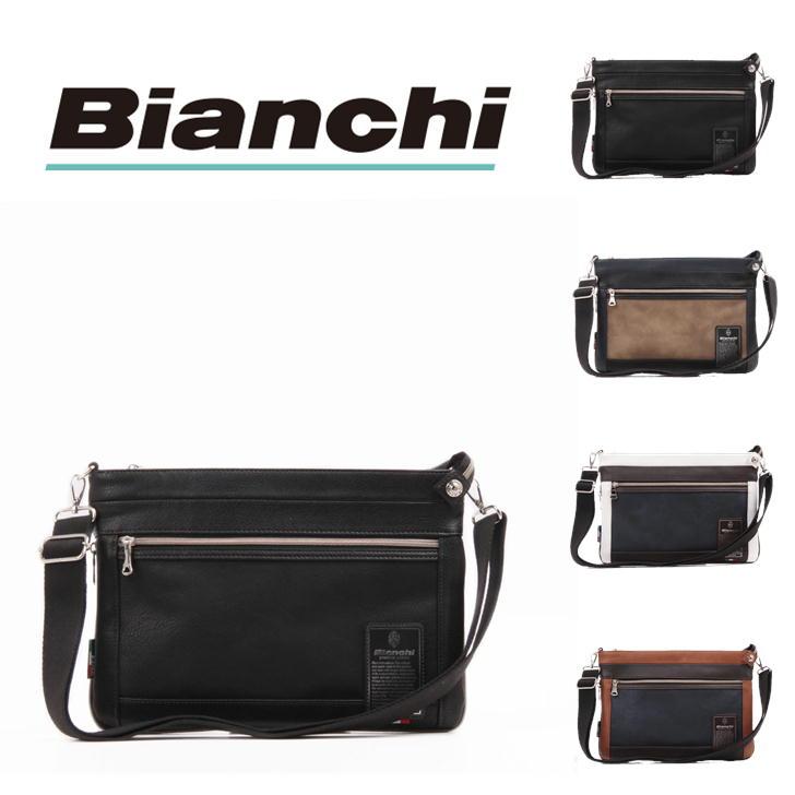 Bianchi ビアンキ ショルダー TBPI-22 クラッチ 2way 斜め掛け ビジネス 旅行 出張 通勤 自転車 鞄 父の日 大人 ...