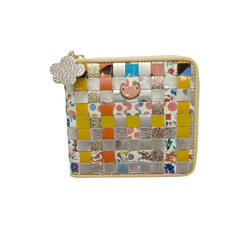 tsumorichisatoCARRY 57644 エポネコメッシュ 二つ折り財布 折り財布 ウォレット コンパクト レディース プレゼント ギフト 母の日 日本製 一粒万倍 猫 ブラック tsumorichisatoCARRY 57644 エポネコメッシュ 二つ折り財布 折り財布