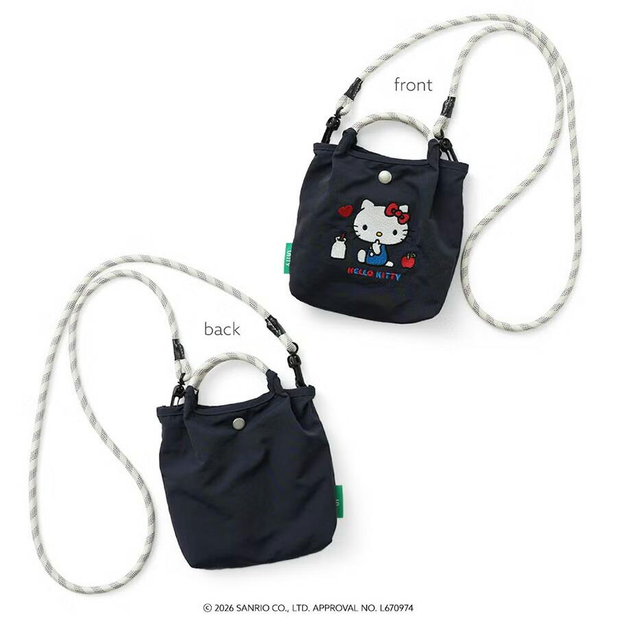 【Hello Kitty】ポシェット2個セット unify（ユニファイ） サンリオ 2wayポシェット 斜め掛け 手持ち 使い