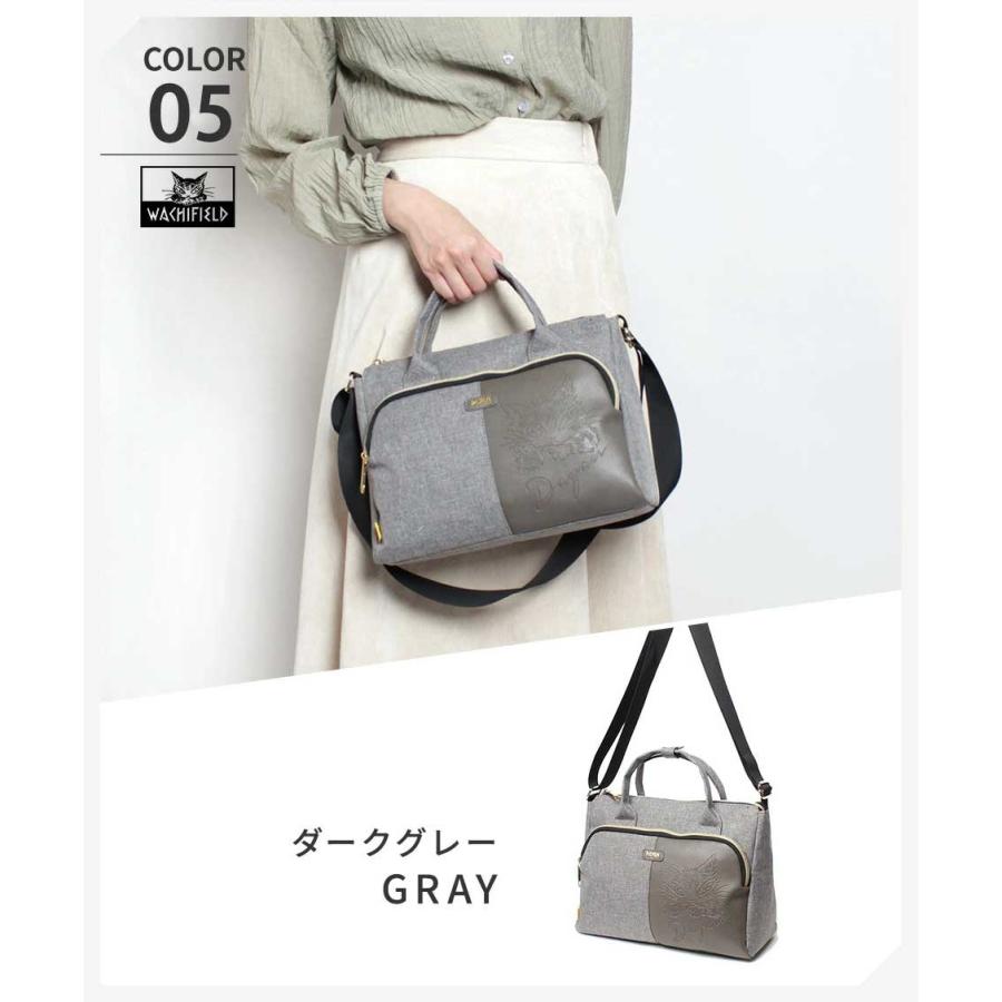 わちふぃーるど（WachiField） 合皮 メランジ 2WAY ショルダー 斜め