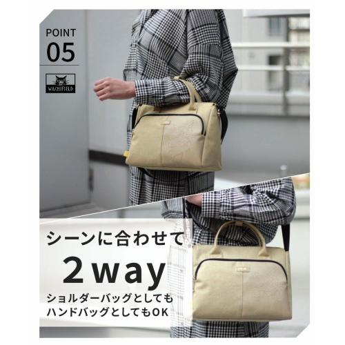 わちふぃーるど（WachiField） 合皮 メランジ 2WAY ショルダー 斜め