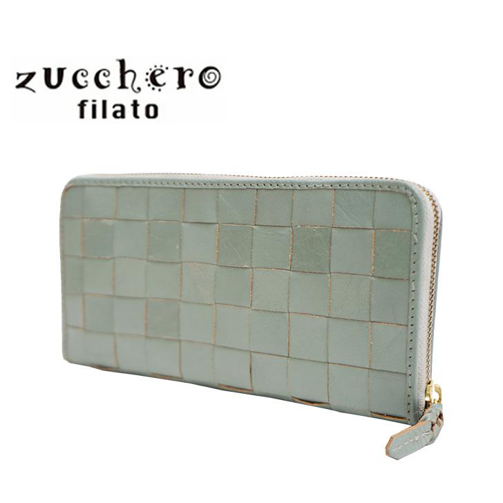 財布 レディース 長財布 大容量 ズッケロ フェス グリーン 人気  47735 zucchero filato（ズッケロ フィラート） 財布 レディース 長折り 本革