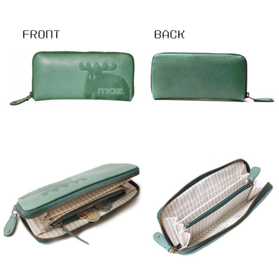 moz（モズ） ラウンドファスナー長財布 Elk ZNWE-86001 財布 折り財布