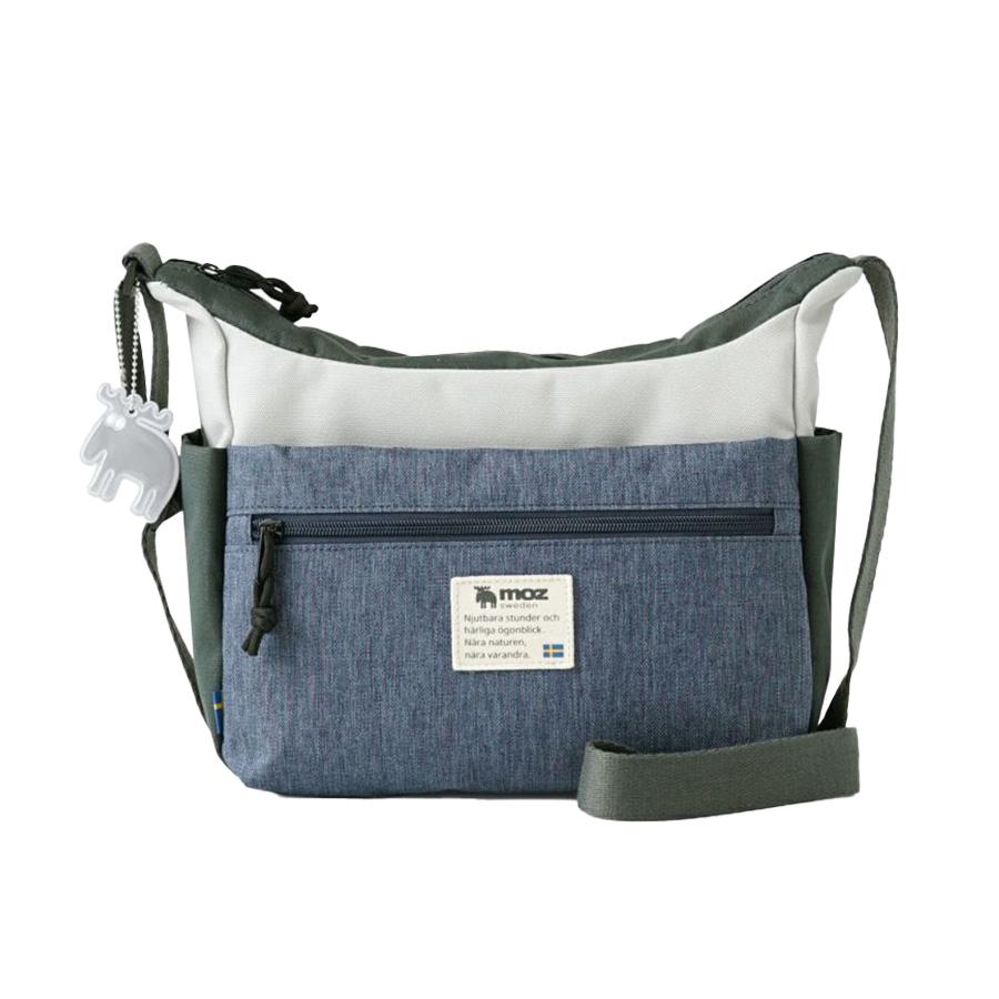 moz ZZEI-28-GRNV 軽量ショルダーバッグ（グレー×ネイビー）モズ[103509948] 返品種別A moz（モズ） 軽量 ショルダー ZZEI-28 女性 北欧 斜め掛け 肩掛け 誕生