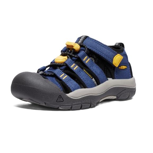 KEEN リトルキッズ ニューポート エイチツー サンダル  1029138 NEWPORT H2 Naval Academy/Keen Yellowの画像