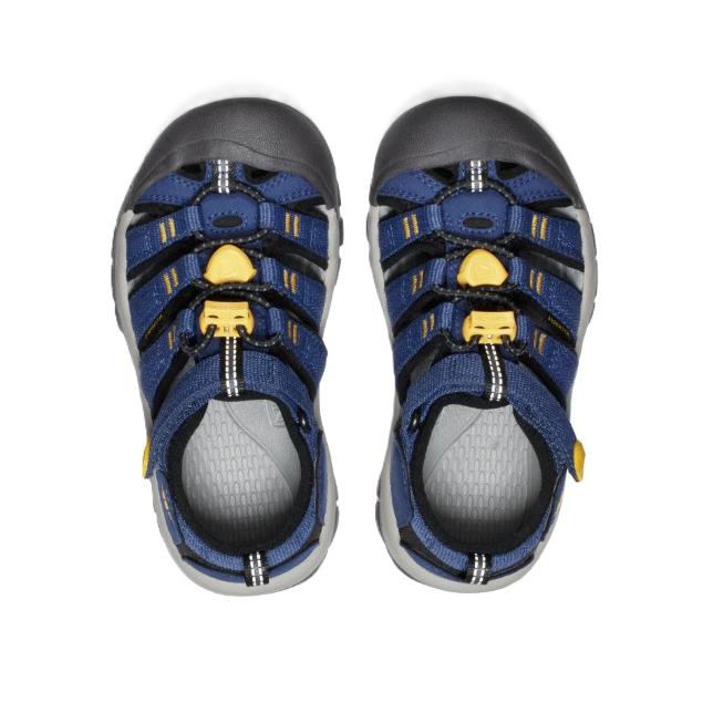 KEEN リトルキッズ ニューポート エイチツー サンダル  1029138 NEWPORT H2 Naval Academy/Keen Yellowの画像