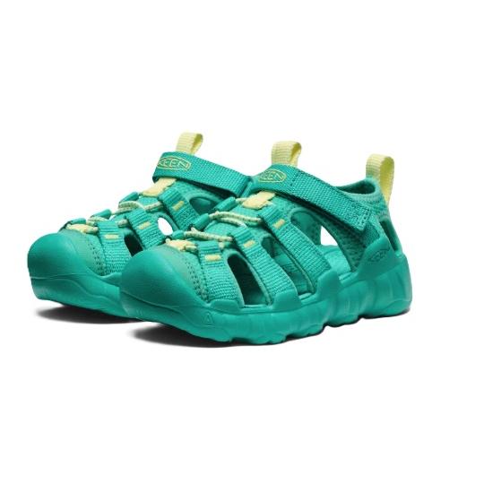 KEEN リトルキッズ ハイパーポート エイチツー サンダル  1031922 HYPERPORT H2 Bright Aqua/Wax Yellowの画像