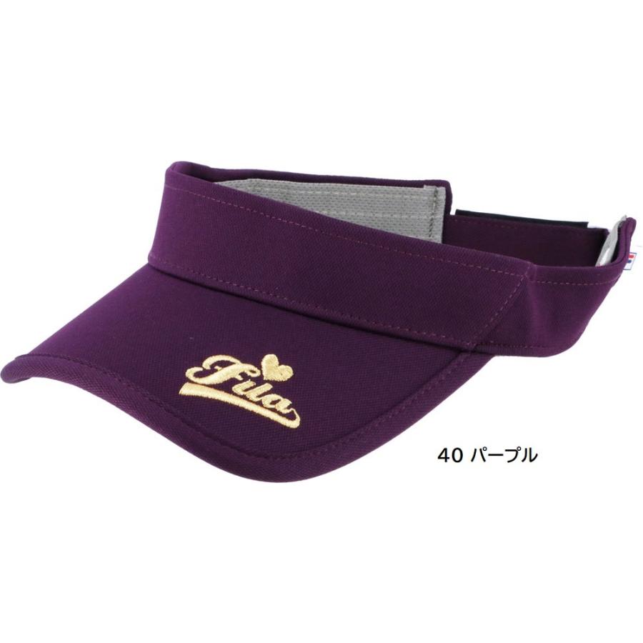 FILA テニスウェア 半袖シャツ＆スコート＆サンバイザー FILA（フィラ） サンバイザー レディース VL9195 FILA : TASHIRO