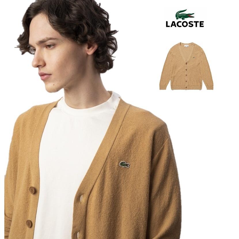LACOSTE（ラコステ） 無縫製ニットVネックカーディガン AH661EL メンズ 