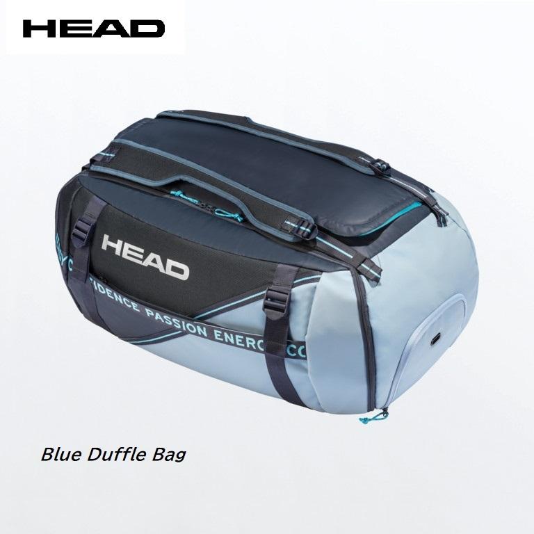 HEAD　ブルー ダッフルパック　283830　Blue Duffle Bag　テニス ラケット バッグ｜tashiro-sport