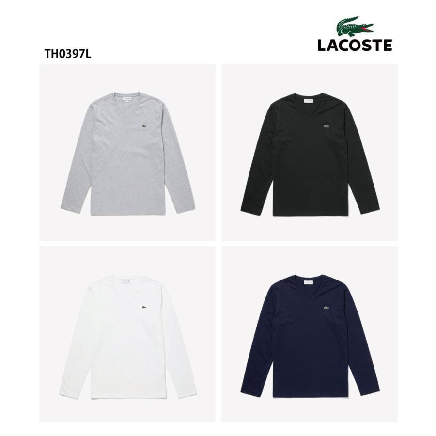 LACOSTE（ラコステ） VネックロングTシャツ TH0397L メンズ 『ポスト