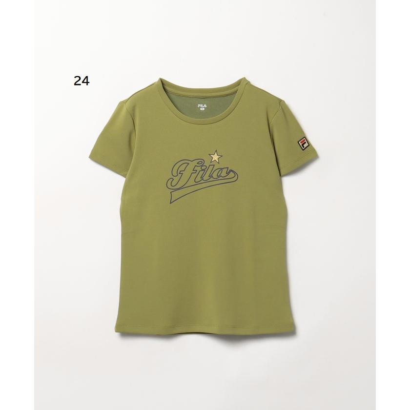 FILA（フィラ） SALE ラバープリントシャツ レディース トップス