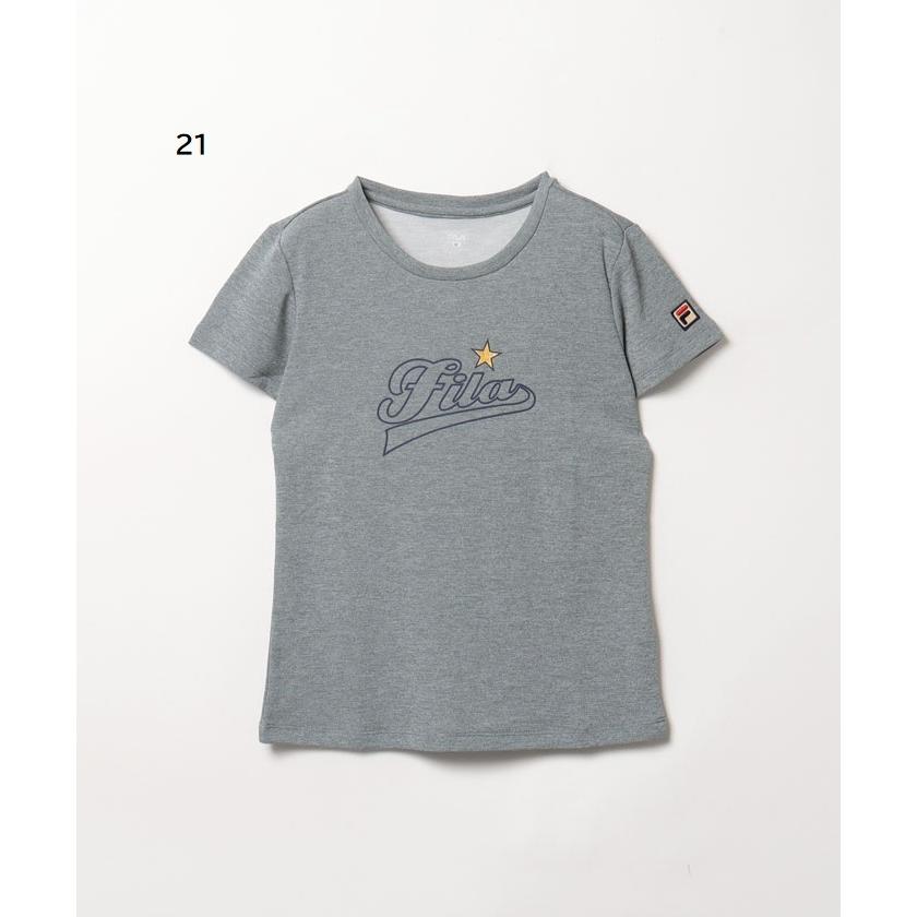FILA（フィラ） SALE ラバープリントシャツ レディース トップス