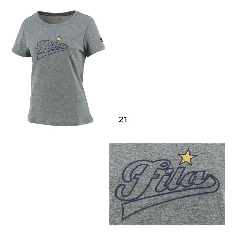 FILA（フィラ） SALE ラバープリントシャツ レディース トップス