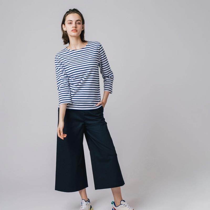 LACOSTE（ラコステ） SALE! 7分袖 ボーダー Tシャツ TF096EL