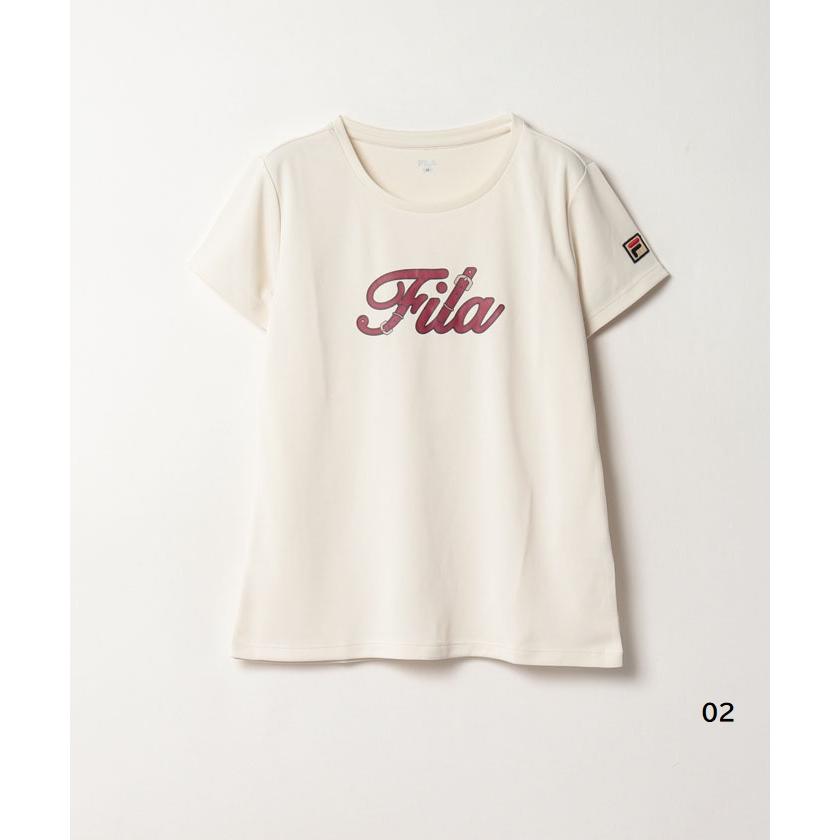 FILA SevenTシャツ　ポストカード付き FILA（フィラ） グラフィックTシャツ VL2435 ウィメンズ テニス