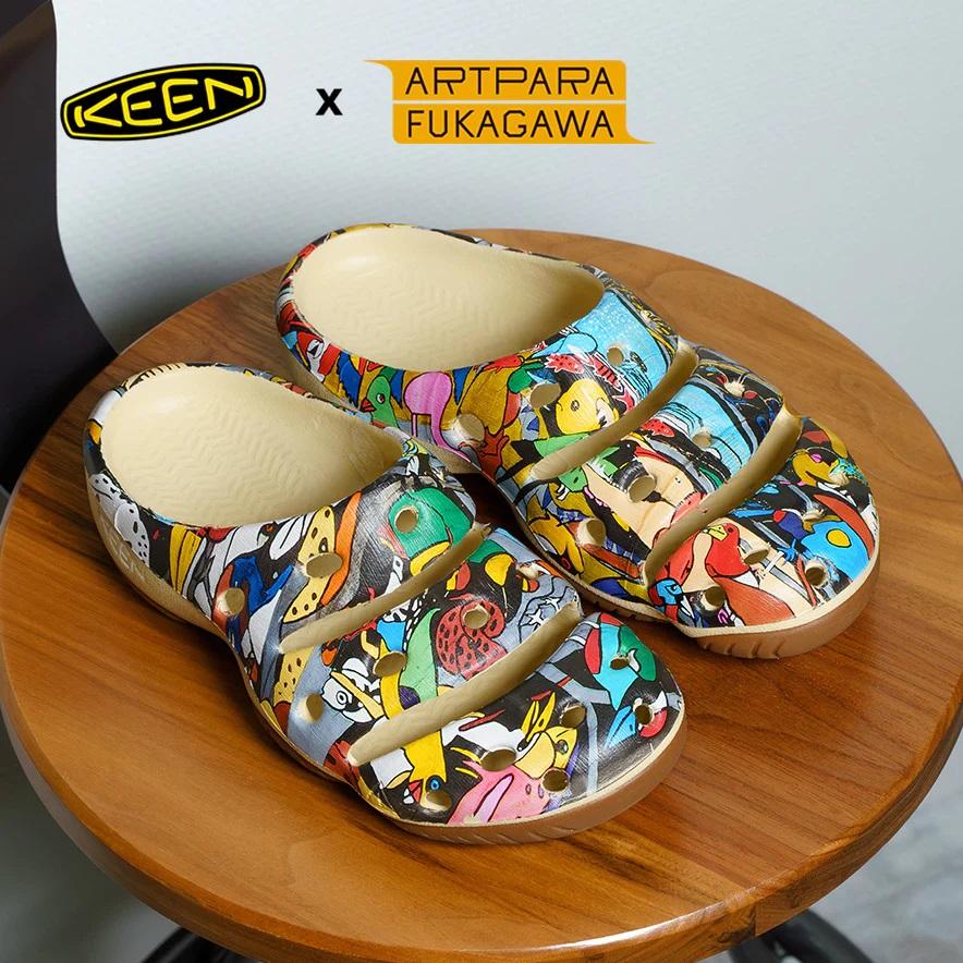 KEEN KEEN 1028103 ウィメンズ ヨギ アーツ × ARTPARA FUKAGAWA