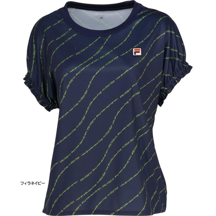 FILA（フィラ） SALE メッセージプリント ドロップショルダー Tシャツ