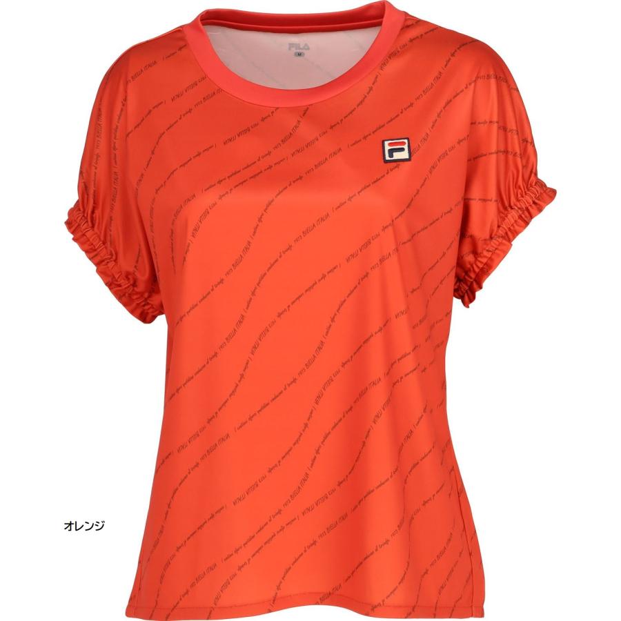 FILA（フィラ） SALE メッセージプリント ドロップショルダー Tシャツ