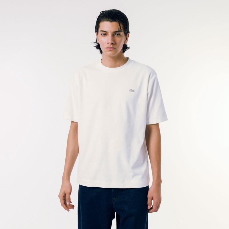 LACOSTE（ラコステ） ハイゲージパイル地Tシャツ TH020J-99 メンズ 