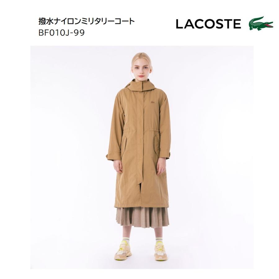 LACOSTE ラコステ 撥水ナイロンミリタリーコート BF010J-99 LACOSTE ラコステ 撥水ナイロンミリタリーコート BF010J-99