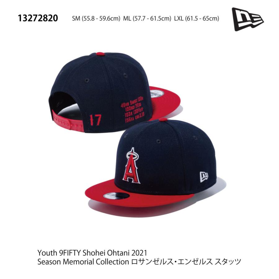 NEWERA　ロサンゼルス・エンゼルス スタッツ　キャップ（SM/ML/LXL）  13272848｜tashiro-sport