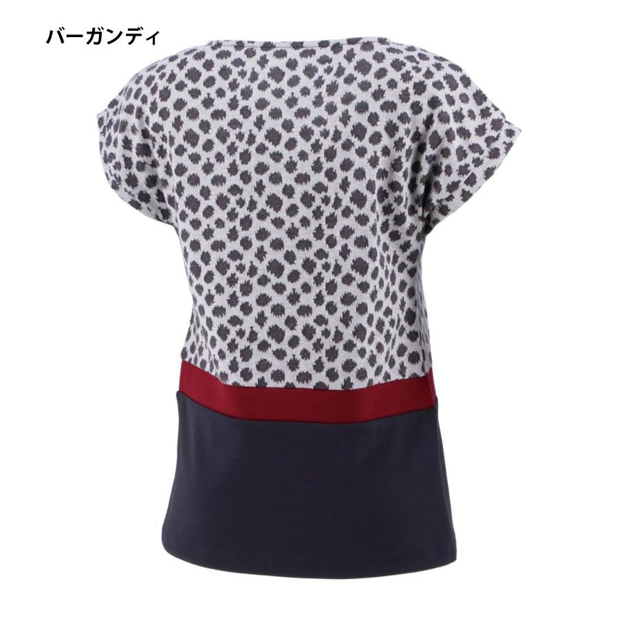 FILA（フィラ） SALE Vネック Tシャツ デジタルパンサー柄 VL2533