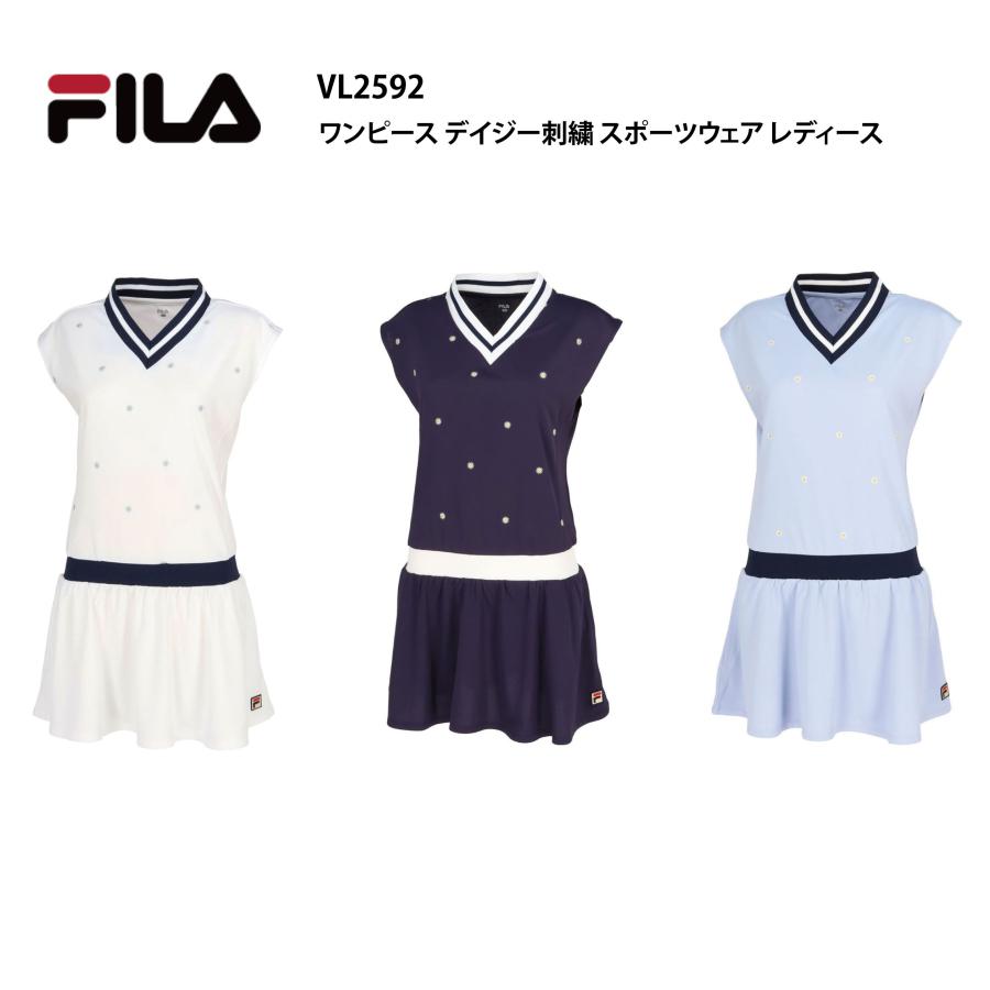 FILA（フィラ） SALE ワンピース デイジー刺繍 スポーツウェア