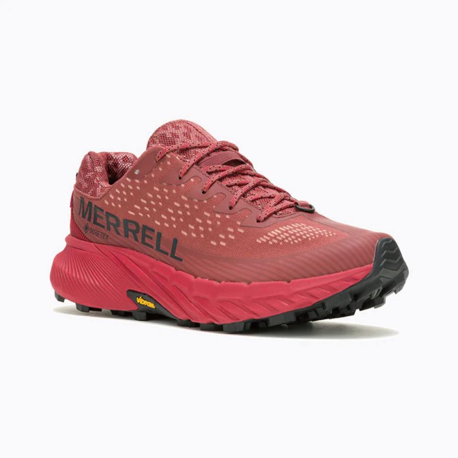タイム アタックシー / 5パック限定 / ダークレッドメタ MERRELL（メレル） アジリティー ピーク 5 ゴアテックス 068185 レッド