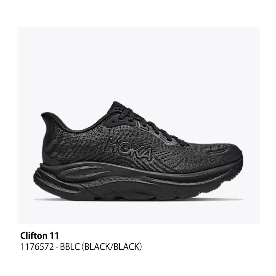 ボンボネロ　ブラック HOKA ONEONE（ホカ オネオネ） HOKA CLIFTON 11 1176572-BBLC