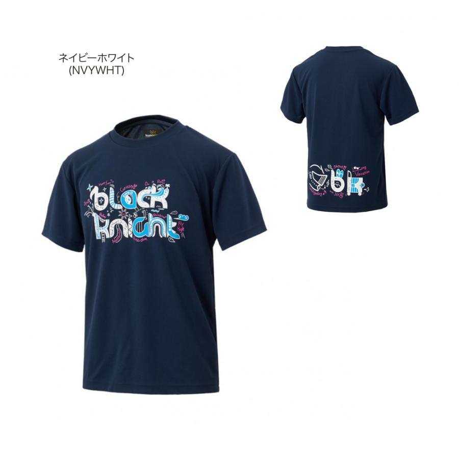 ブラックナイト　T-4103U ドライTシャツ (ユニ)　black knight　『ポスト投函対応商品(1/2)』バドミントン | black knight | 02
