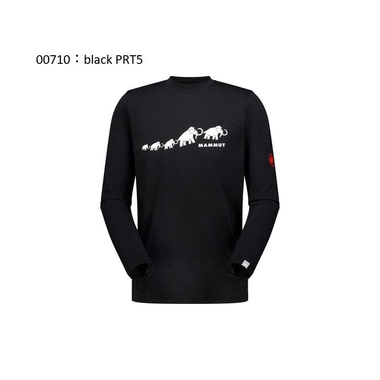 MAMMUT（マムート） QD ロゴ プリント ロングスリーブ Tシャツ 