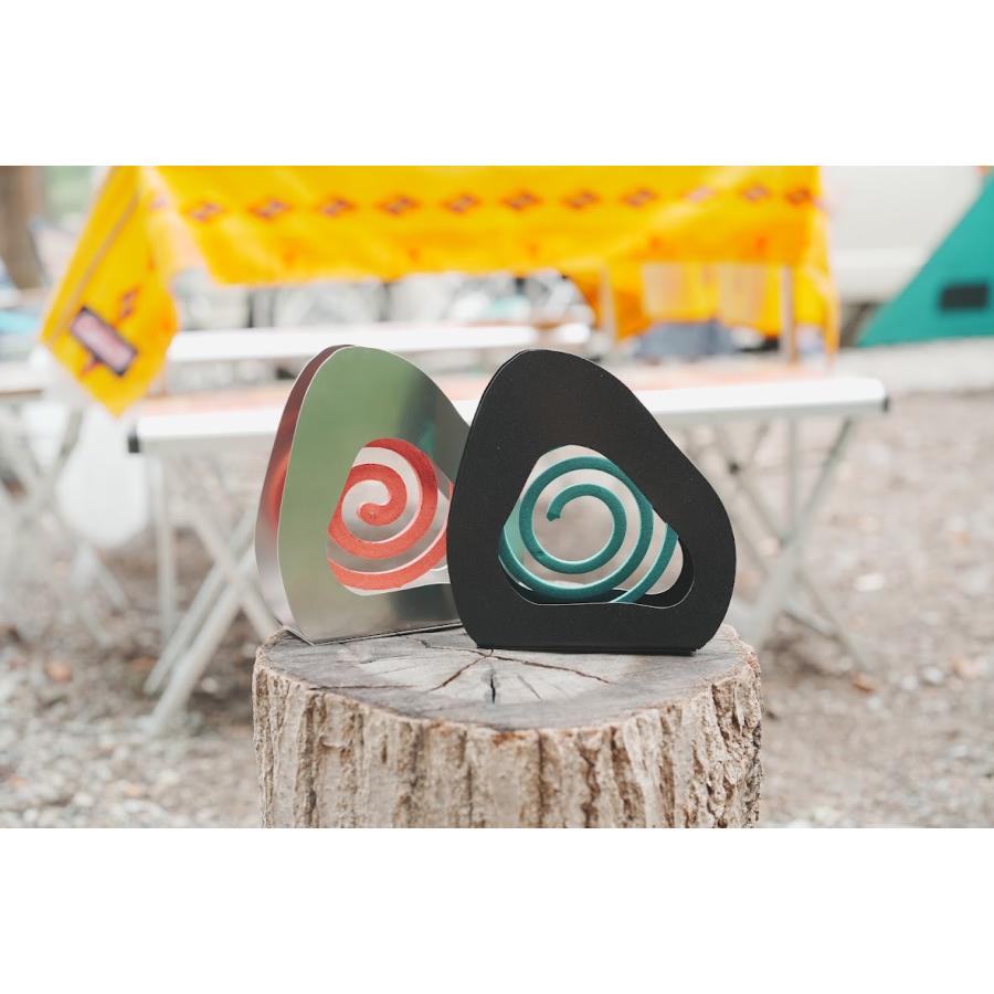 盆石MARU シルバー 蚊取り線香ホルダー 蚊取り線香置き