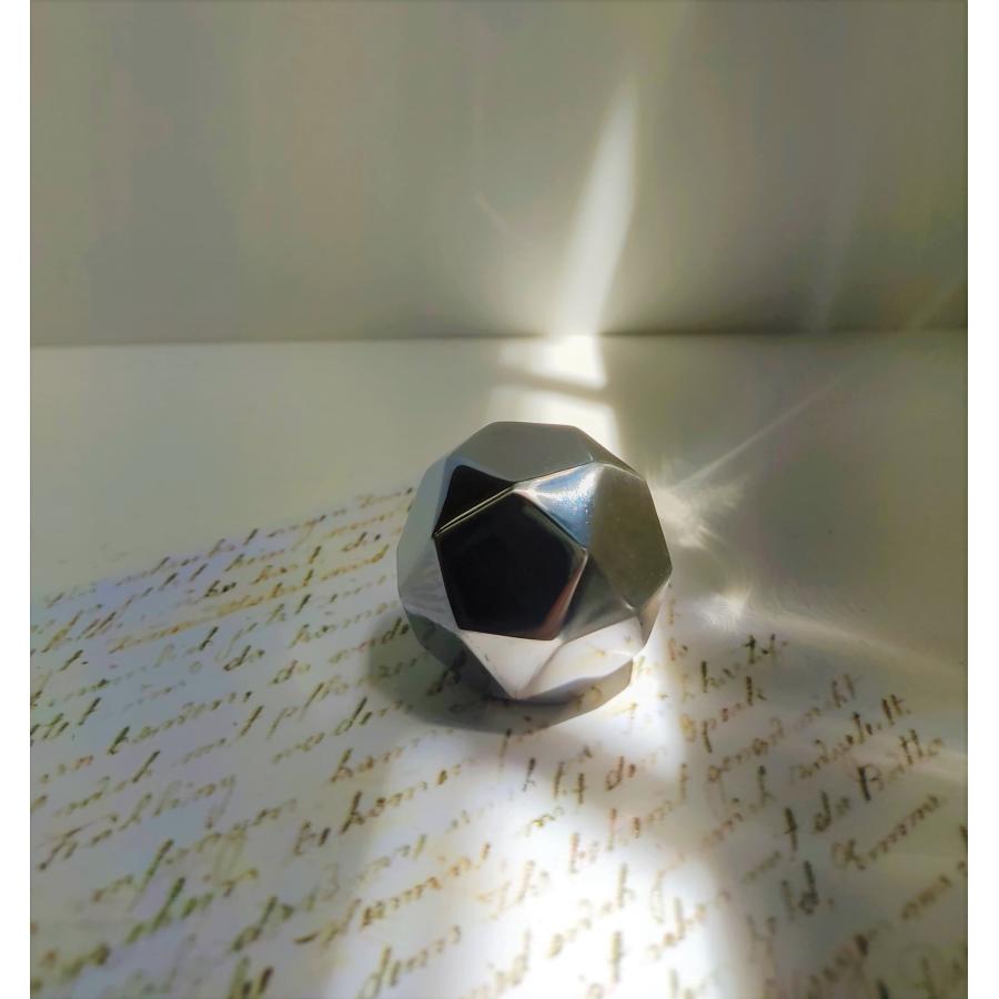 32面体(小) オブジェ インテリア 雑貨 置物 卓上 ギフト 重し